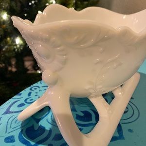 Vintage Milk Glass Christmas Sleigh